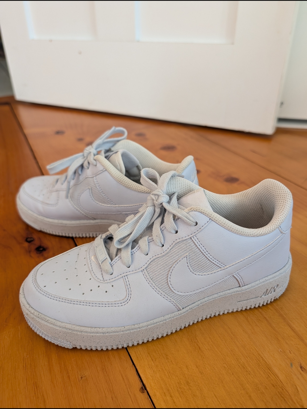 Nike Air Force 1 Low Top Sneakers - Light Blue / Grey